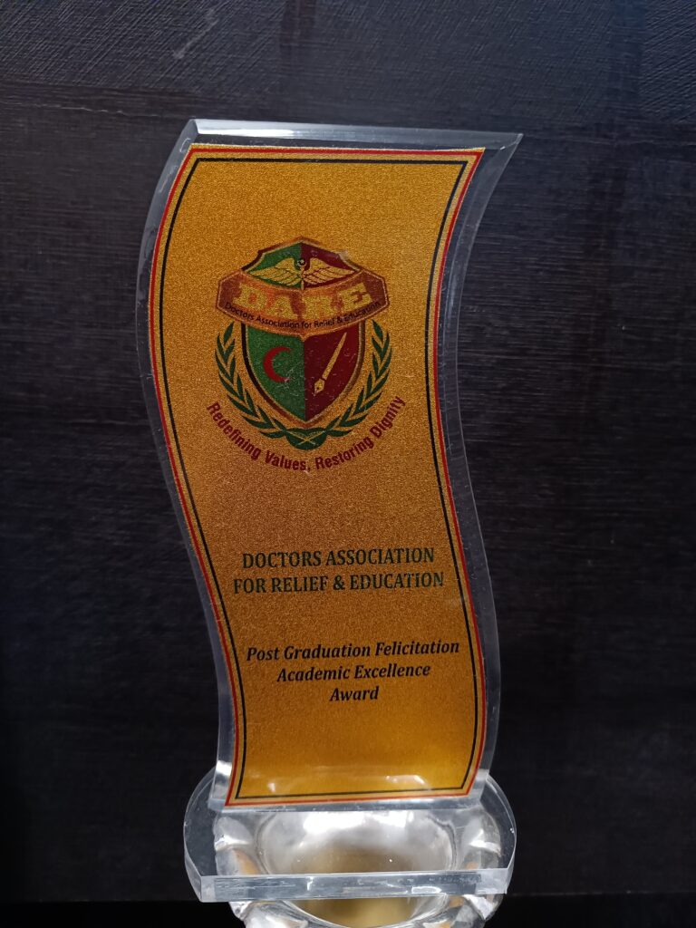 best psychiatrist in india, dr hamza hussain, for ocd, anxiety, depression, mood disorders receiving academic excellence award