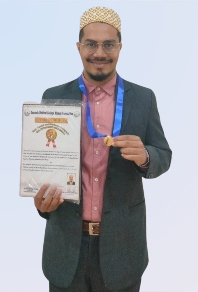 best psychiatrist near me, dr hamza hussain, for anxiety, ocd, depression, schizophrenia, with gold medal